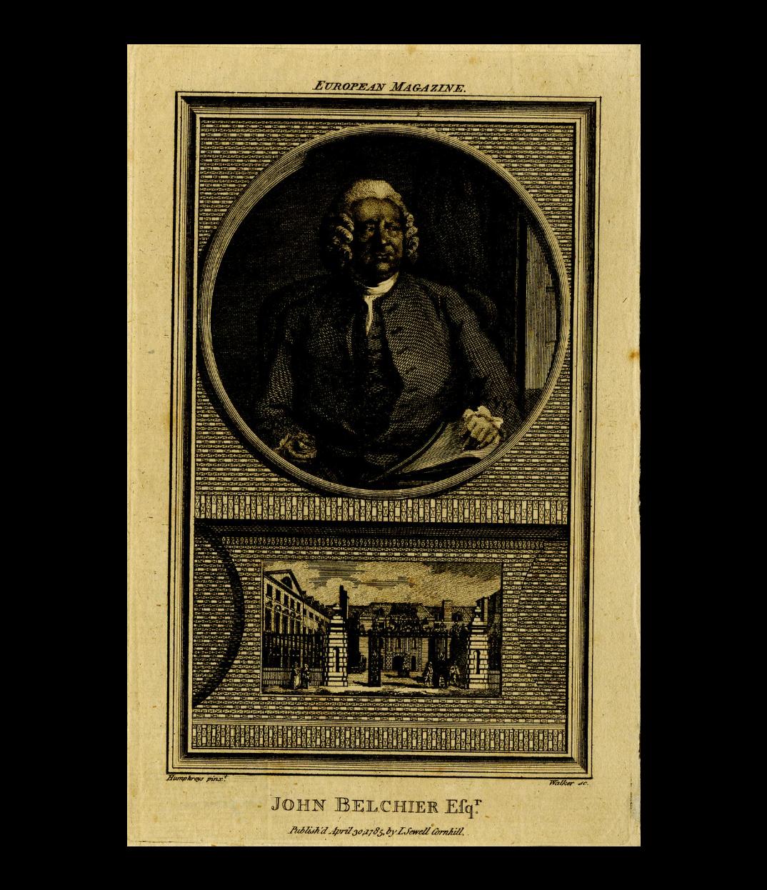 Portrait of John Belchier 1785